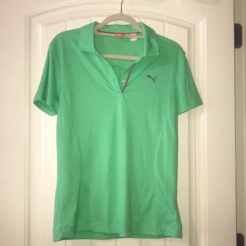 Sz L puma dry cell golf shirt NWOT